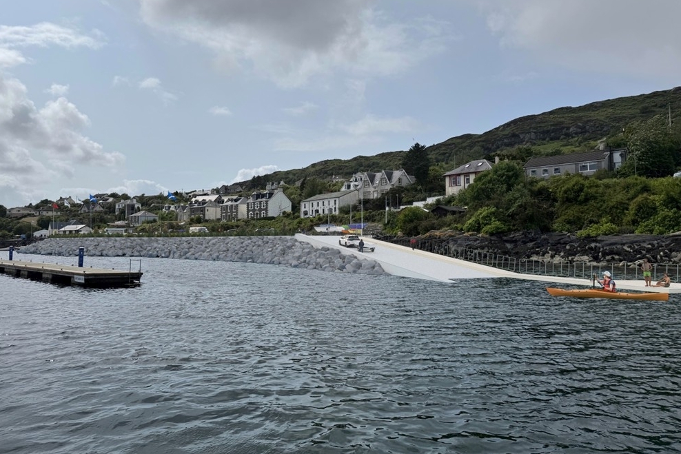 Work starts on Tarbert Harbour's new £2.2M slipway project