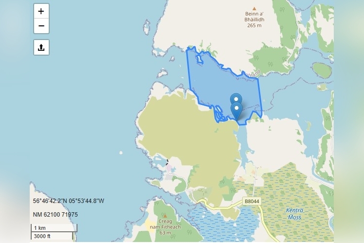 Loch Moidart shellfish warning