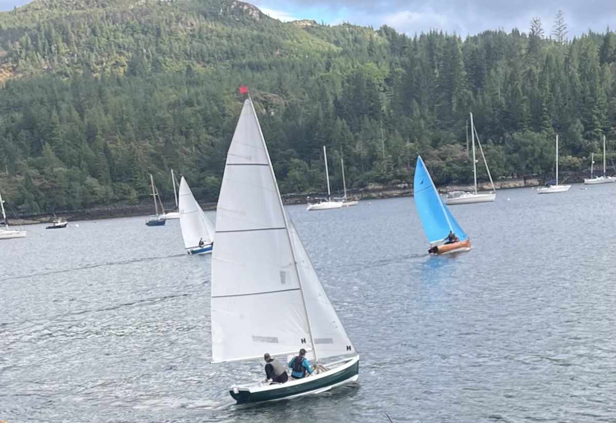 Windy conditions challenge sailors in first week of Plockton Regatta