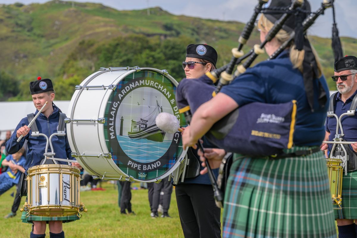 For the record Vlad is star of the show at Mallaig & Morar Highland Games
