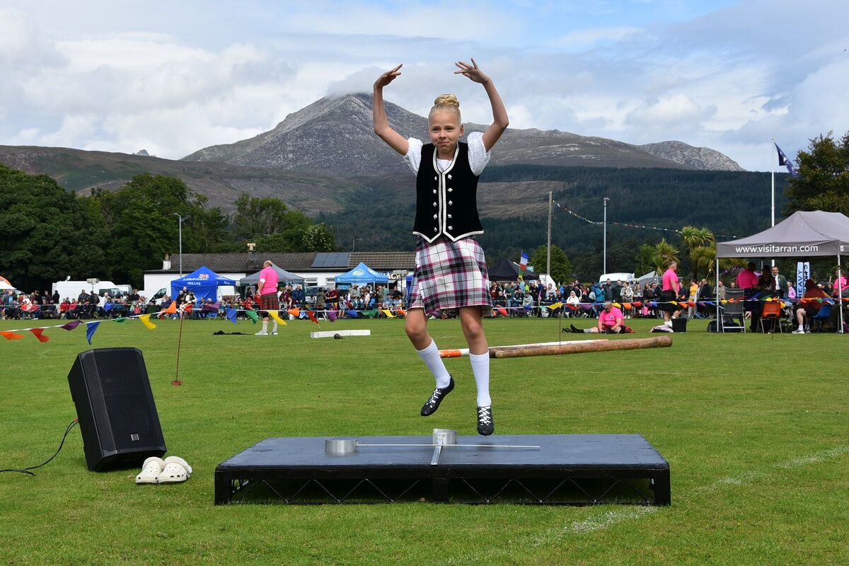 Katie van Winterswijk from the Netherlands delighted the crowd with her highland dancing demonstration. Katie van Winterswijk from the Netherlands delighted the crowd with her highland dancing demonstration.