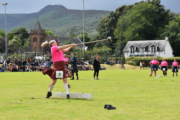 Weather cooperates for a successful Brodick Highland Games