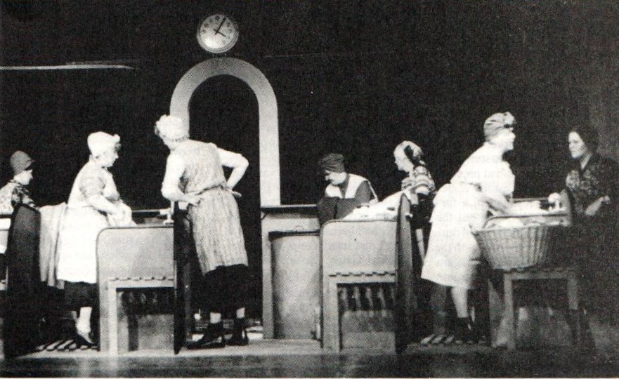Brodick Players’ production of The Steamie featured Rosie Cooke, Ailsa McNicol, Sheila Gilmore and Chrissie Bunyan, supported by Joni Keen, Margo Mclellan, Ile Morrison, Janette Head and Iain Frame. Brodick Players’ production of The Steamie featured Rosie Cooke, Ailsa McNicol, Sheila Gilmore and Chrissie Bunyan, supported by Joni Keen, Margo Mclellan, Ile Morrison, Janette Head and Iain Frame.