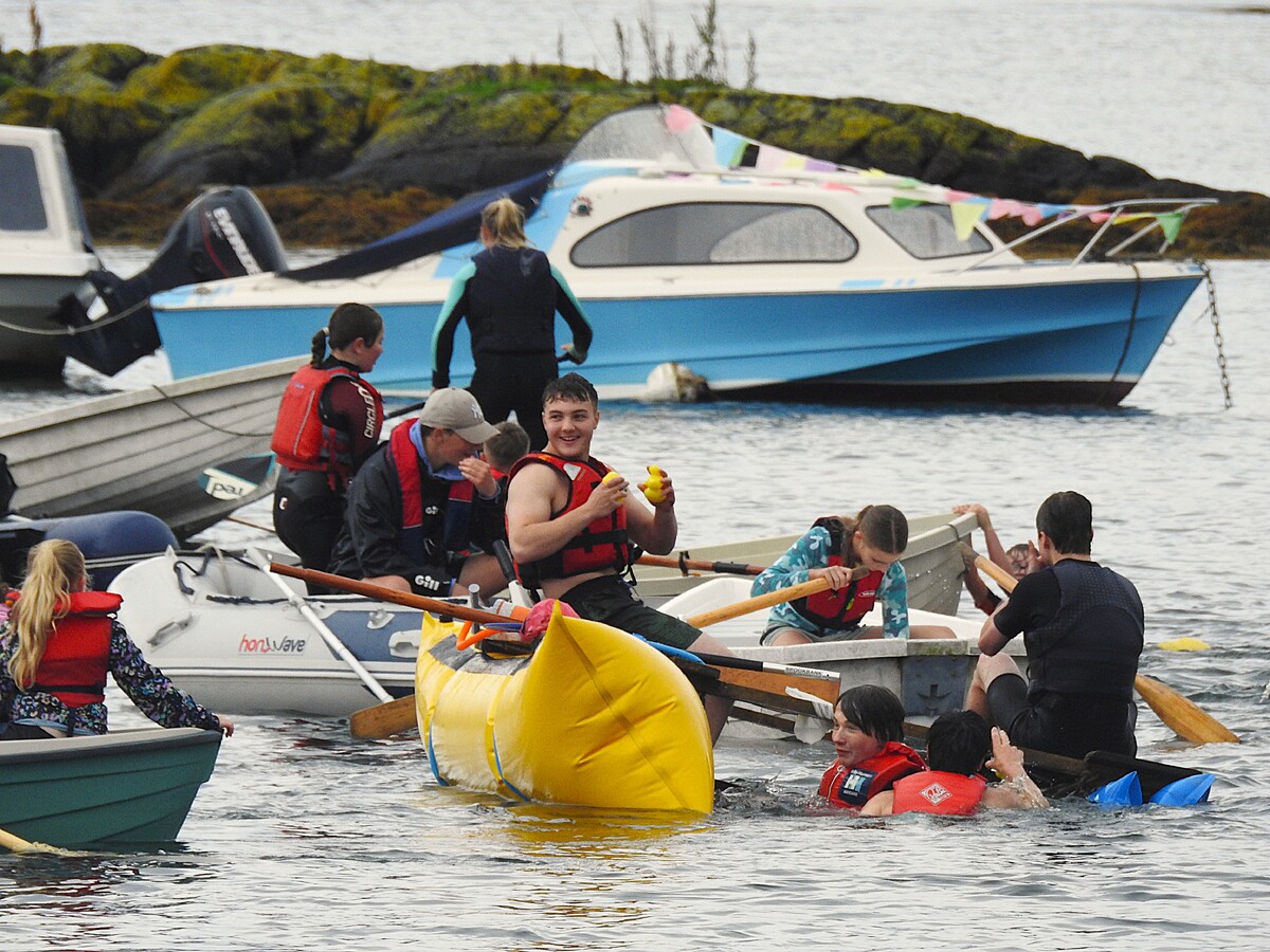 Soggy fun day at Tayvallich Regatta