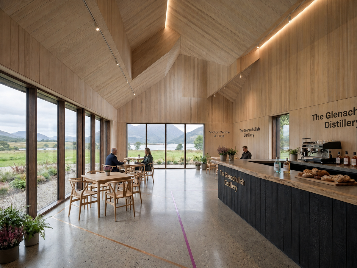 no t33 Glenachulish Distillery Interior Cafe Visual Kanna Spatial no t33 Glenachulish Distillery Interior Cafe Visual Kanna Spatial