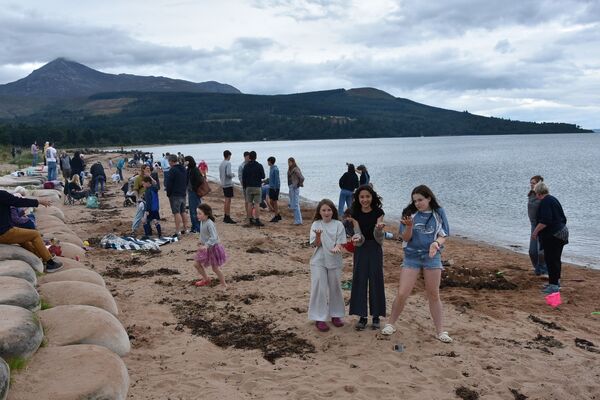 Beach barbecue rounds off a successful summer