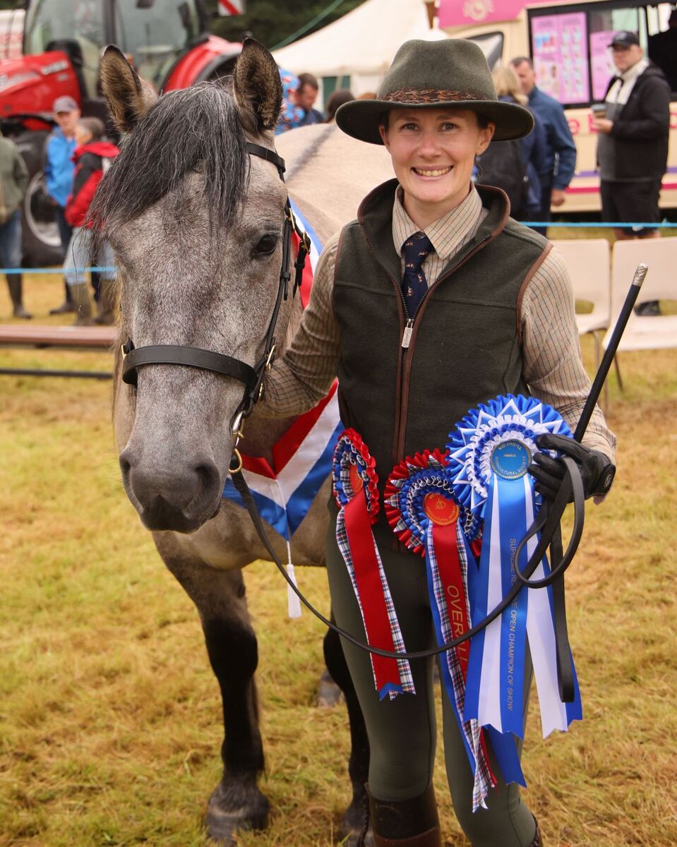 NO A33 Mid Argyll Show 02 26 reserve champ open Jenny Livingston Lurgan MacMartin Pic Kevin McGlynnWEB