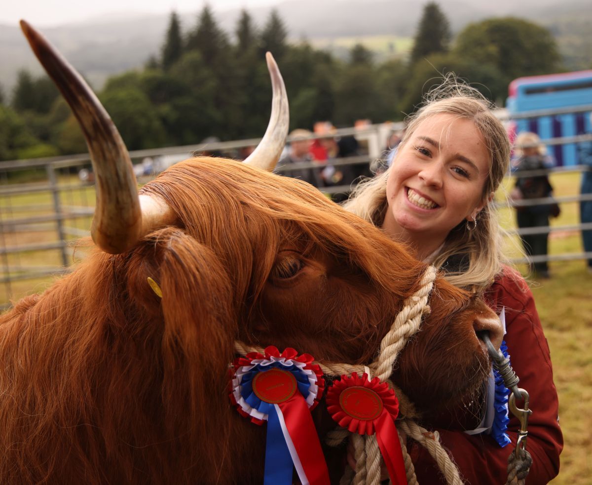 NO A33 Mid Argyll Show 10 26 Emily Armstrong Cladich fold Pic Kevin McGlynnWEB
