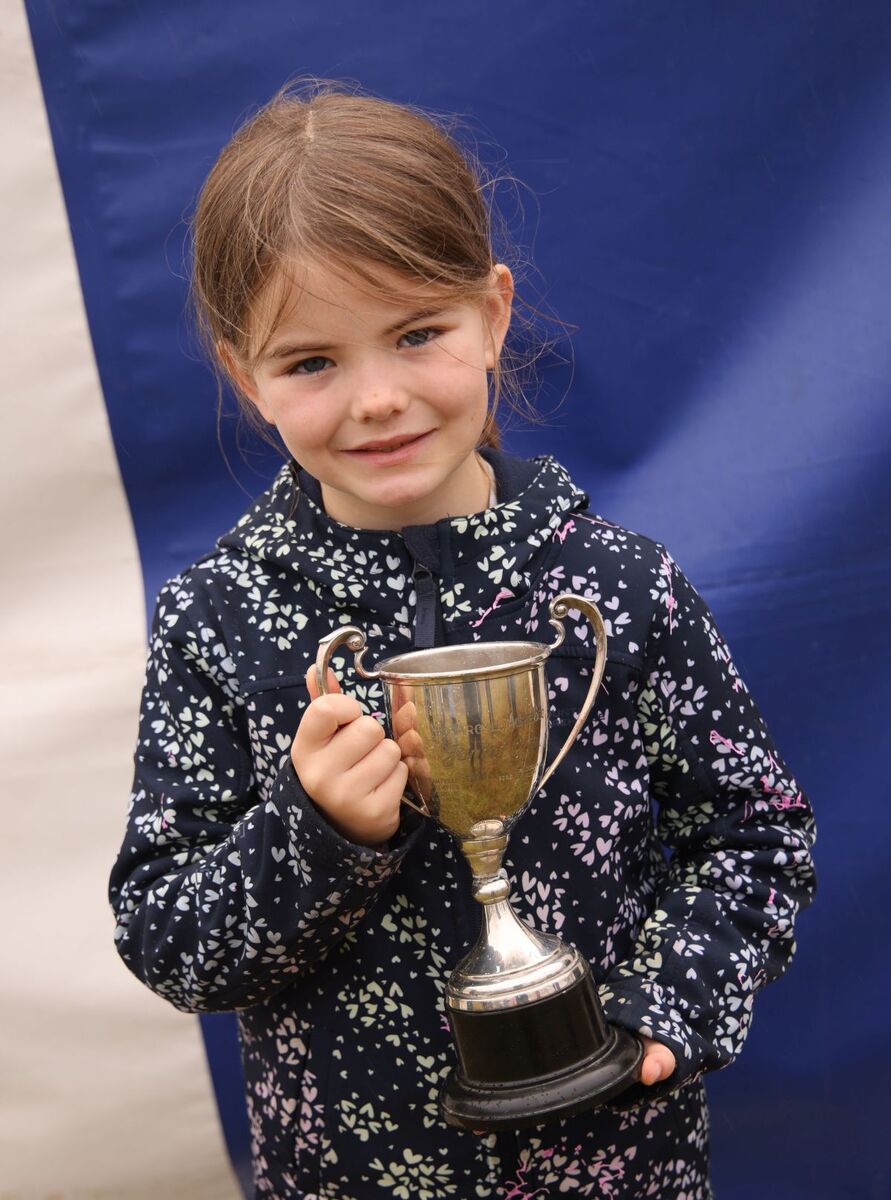 NO A33 Mid Argyll Show 13 26 Iona Carey childrens cup age 5 7 Pic Kevin McGlynnWEB