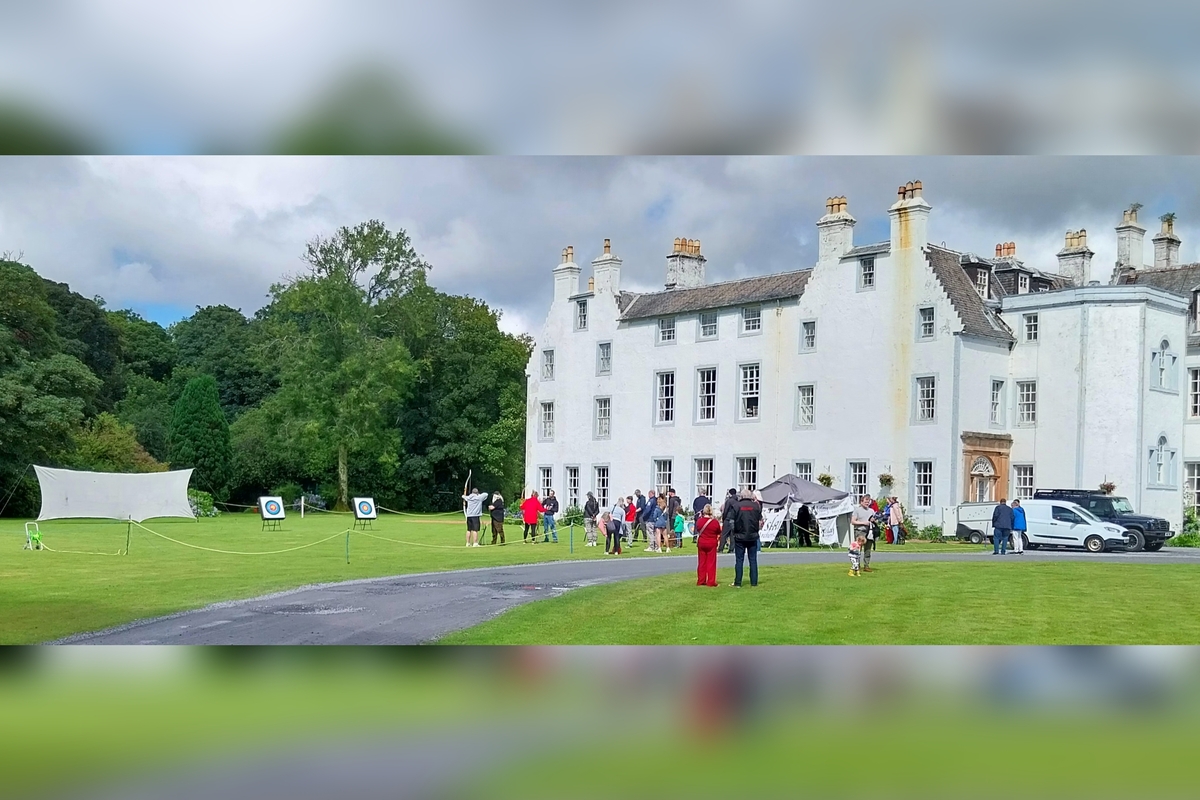 Archery at Islay House during Islay Lifeboat Gala Day. Photograph: Alastair Redman