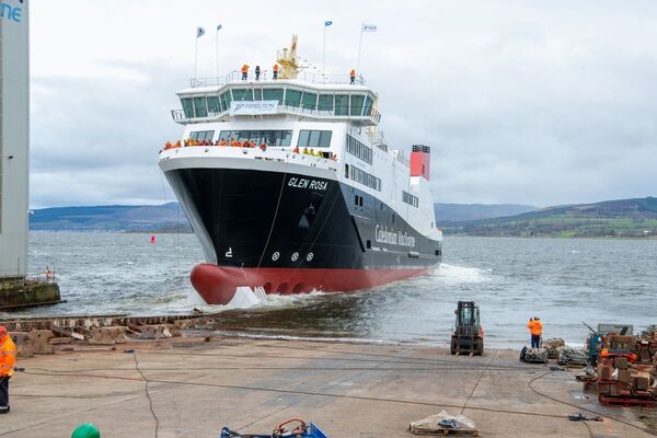 MV Glen Rosa nears completion