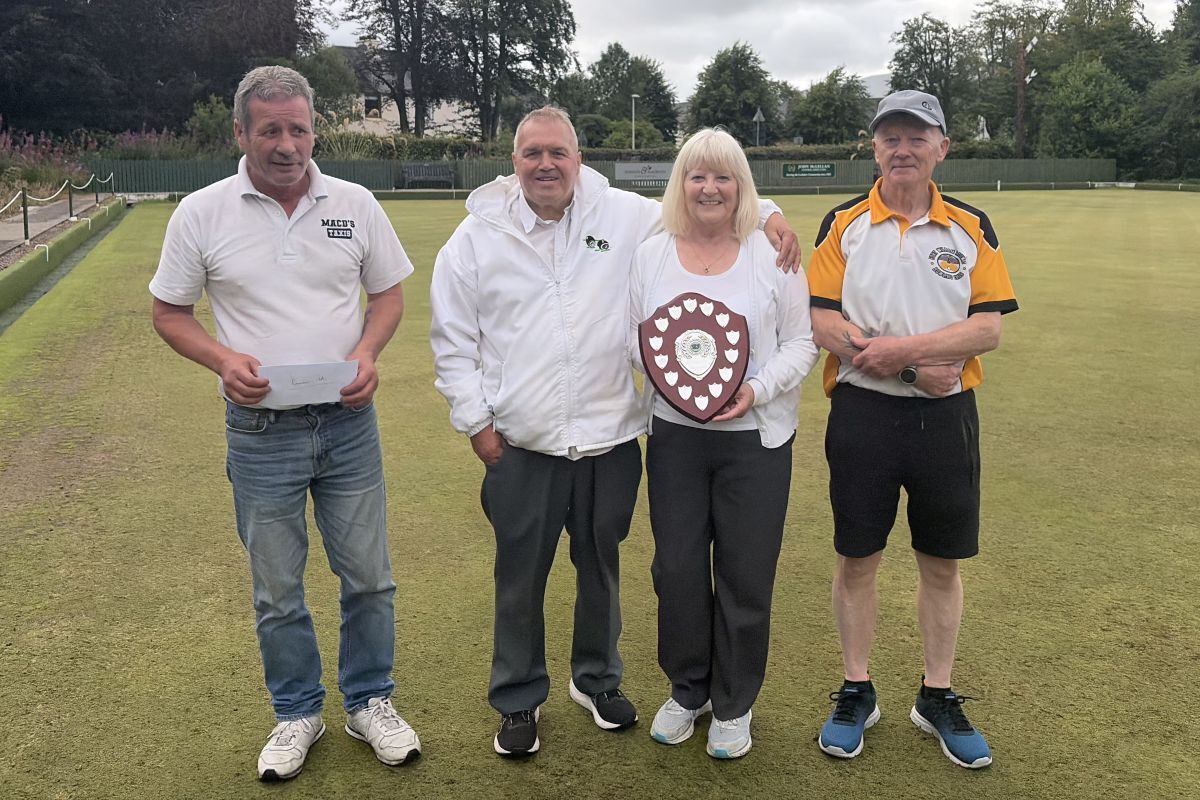 Tails are up at bowling club as Jimbo and Margaret scoop pairs title