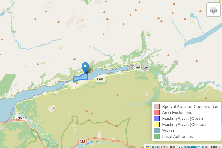 Biotoxins affecting bivalve shellfish in coastal waters in Loch Leven and Loch Sunart