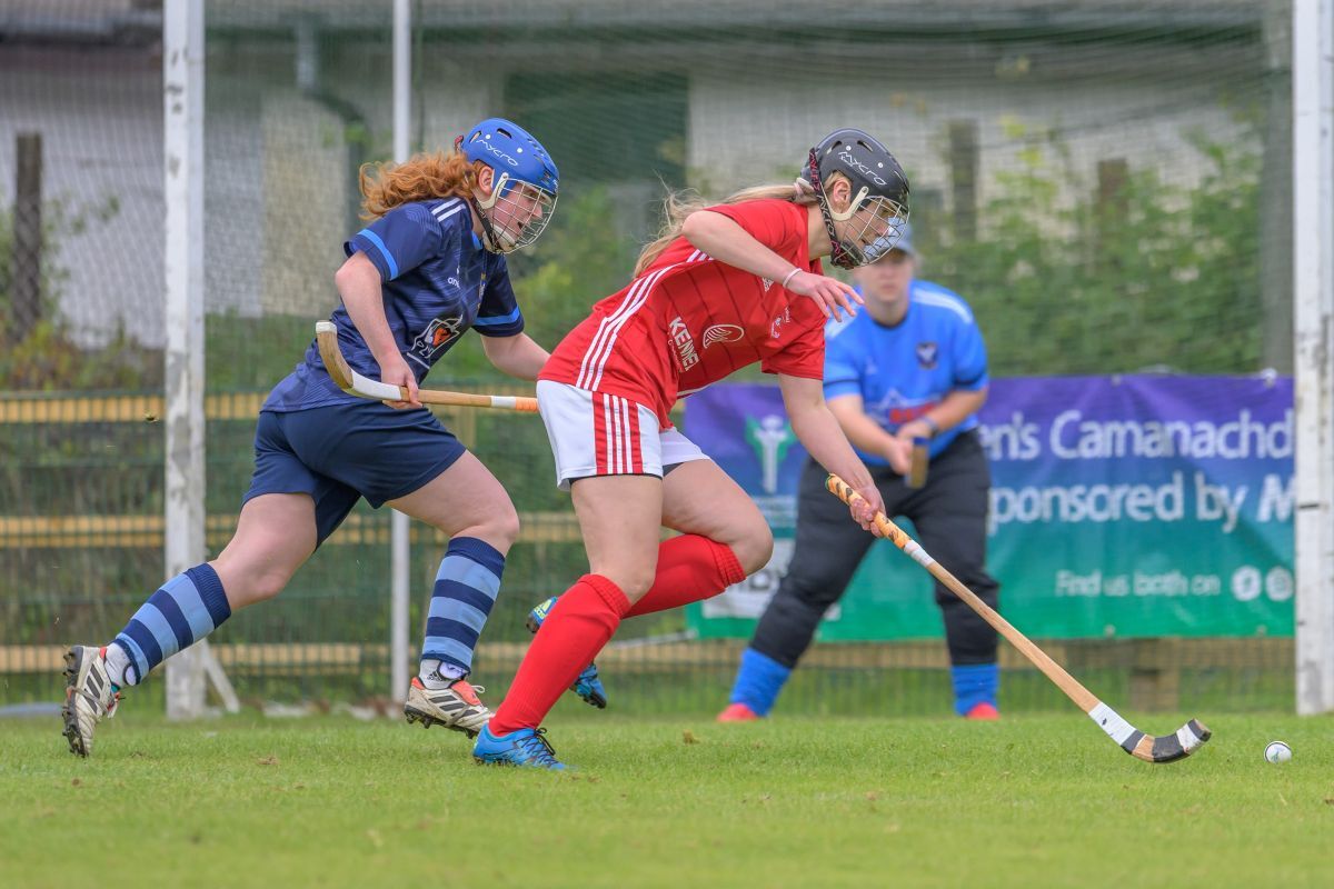 WEB NO F34 Shinty 26 WCA Premier Cup Final Kinlochshiel Emma Gordon v Badenoch PH WEB NO F34 Shinty 26 WCA Premier Cup Final Kinlochshiel Emma Gordon v Badenoch PH