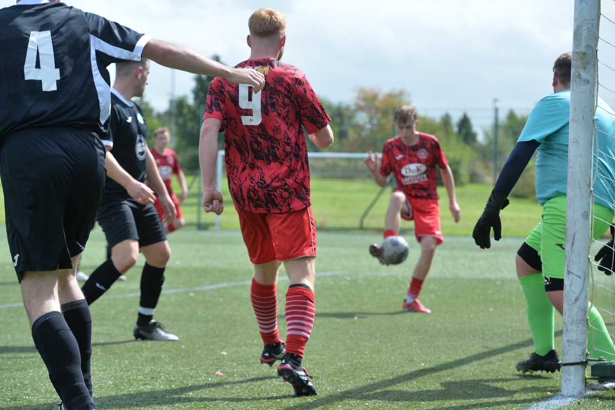 DSC 9158 Rhys Millar scores Saints fourth goal