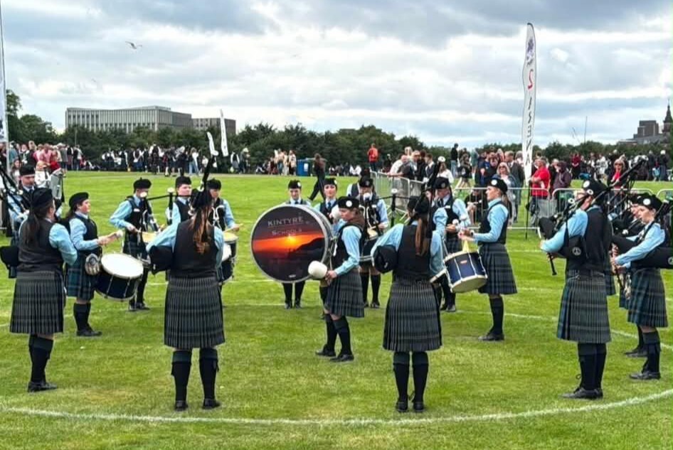 Heat win for Kintyre Schools Pipe Band at World Championships