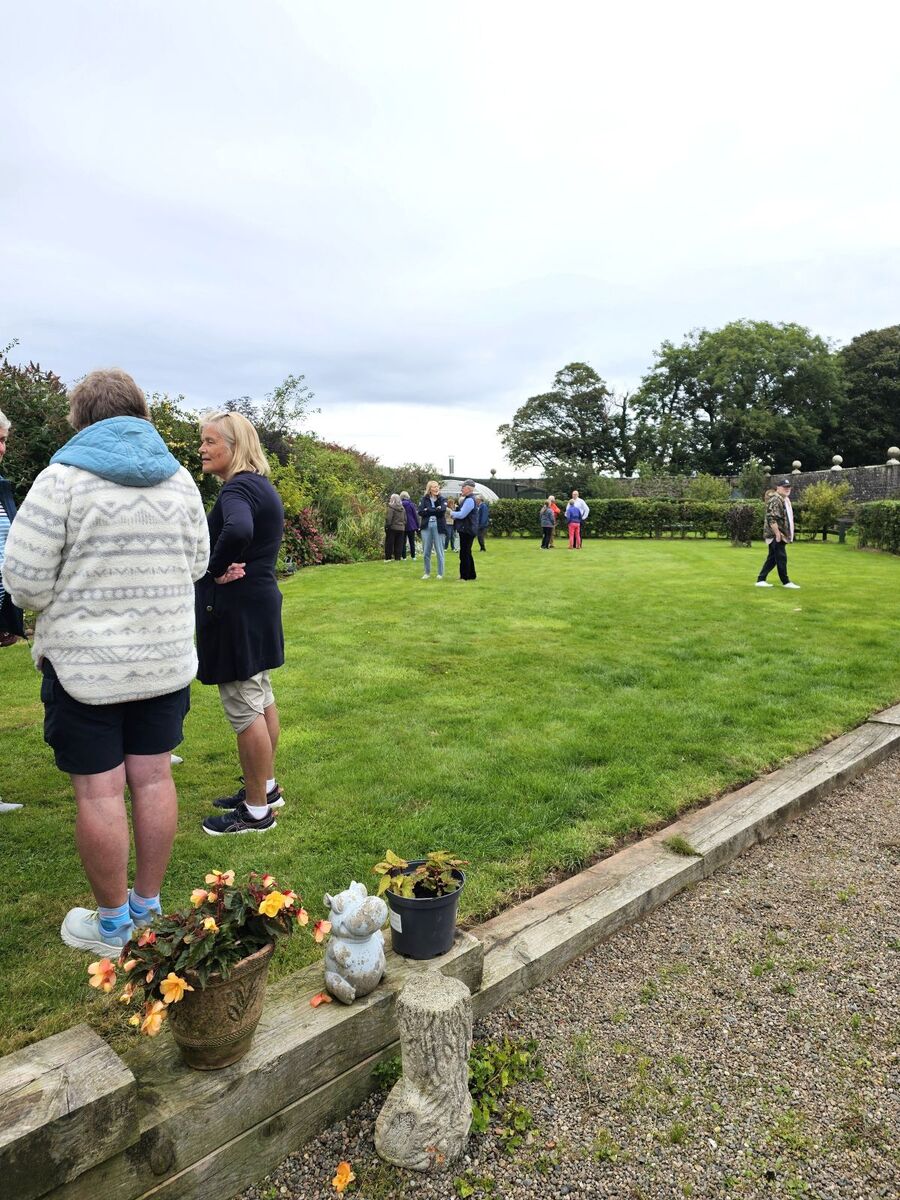 Guests enjoyed exploring the colourful grounds.