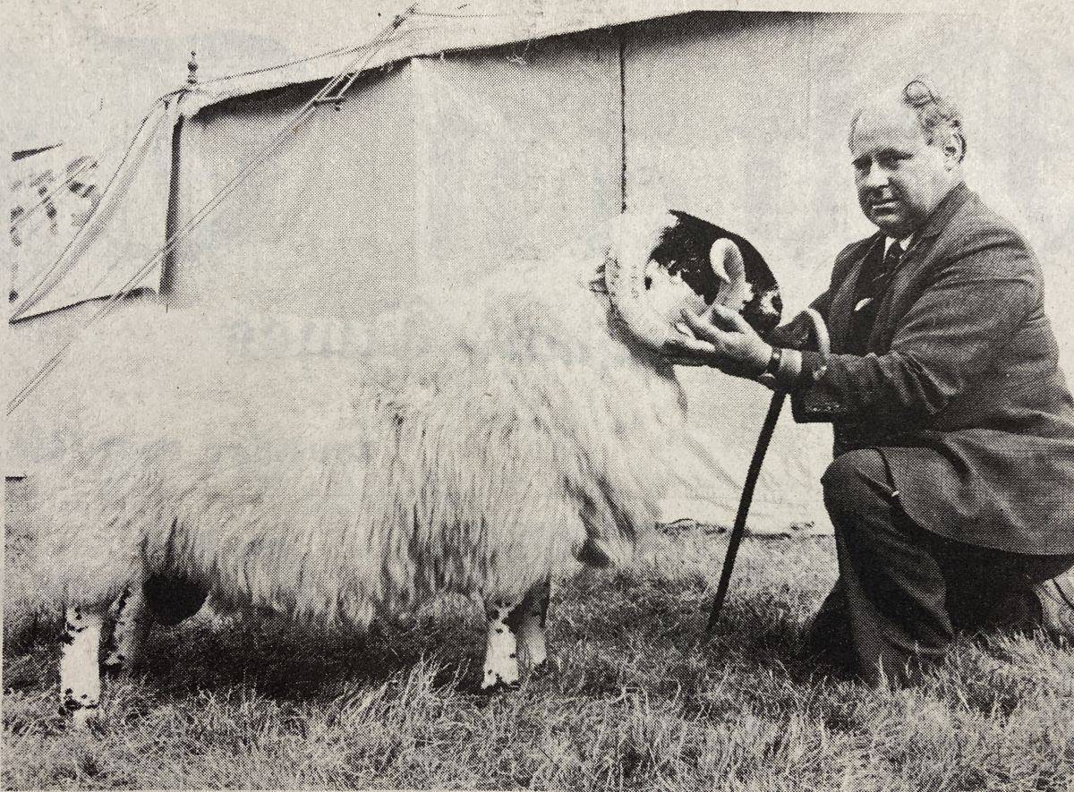 WEB NO F35 From our Files 1976 Lochaber Agricultural Show Mr Jock Hunter