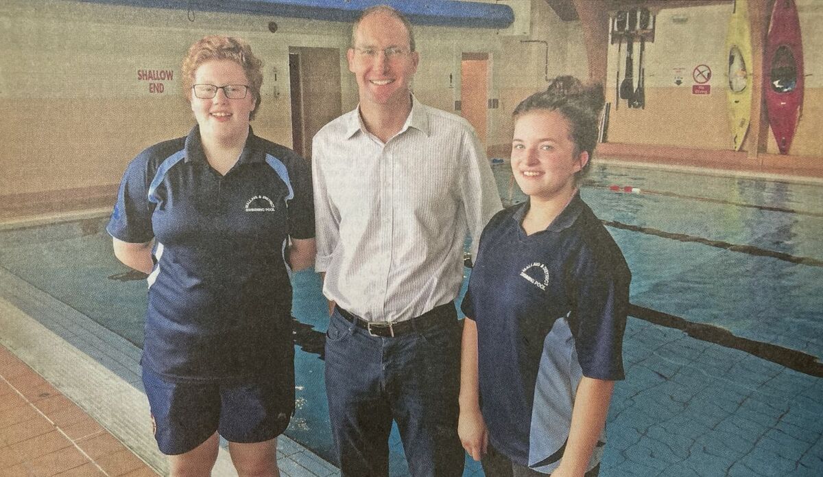 WEB NO F35 From our Files 2016 Swimming Pool Funding Jenna Gliddon Brian ORourke Kaylee Woods WEB NO F35 From our Files 2016 Swimming Pool Funding Jenna Gliddon Brian ORourke Kaylee Woods