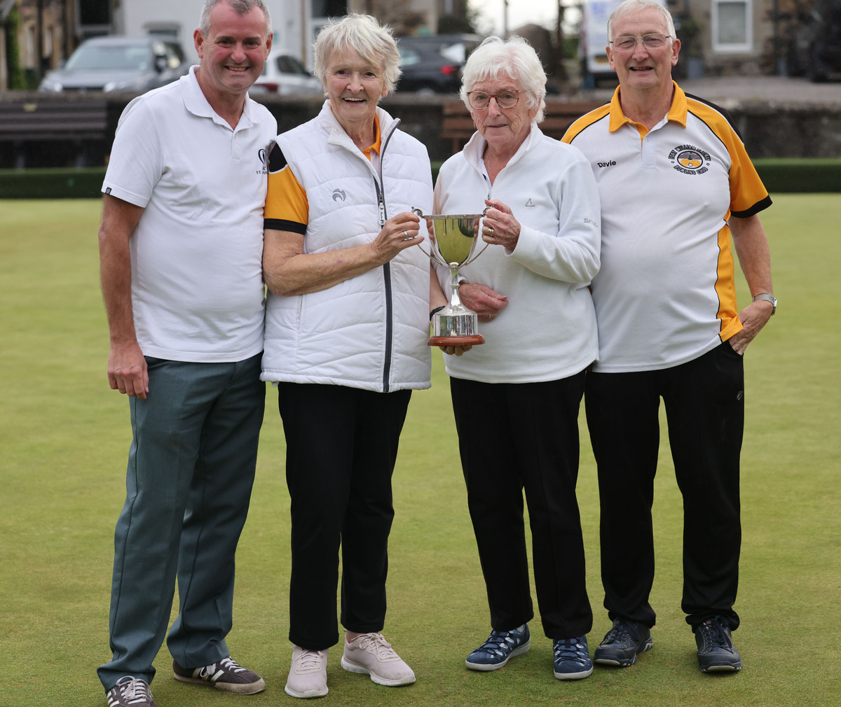 kmg t35 for william winners of the Ewen Campbell trophy with janet campbell kmg t35 for william winners of the Ewen Campbell trophy with janet campbell