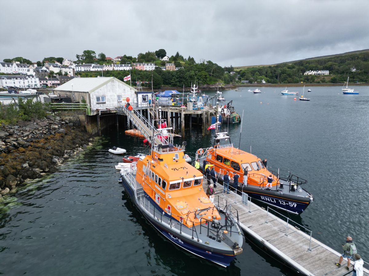 no f35 retiring and new Portree lifeboats
