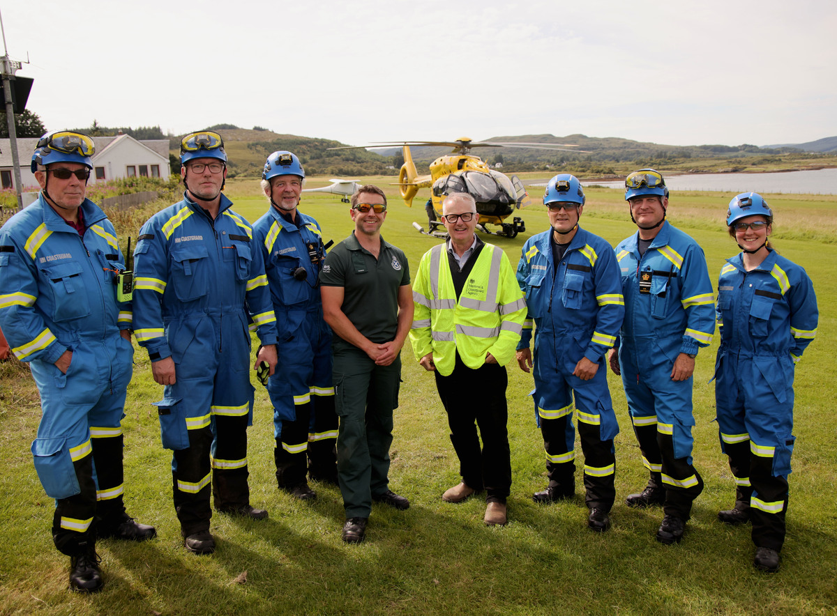 MP Brendan O'Hara sees importance of Coastguard firsthand