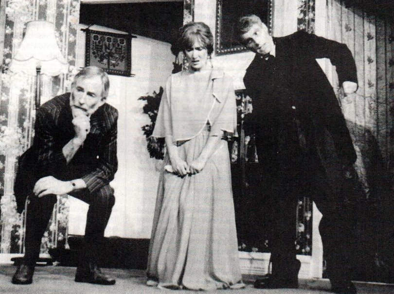 Bob Fisher, Zoe McGovern and Allan Nicol kept the comedy moving in Whiting Bay’s summer play, ‘The Farndale Avenue Housing Estate Townswomen’s Guild Dramatic Society Murder Mystery’. Bob Fisher, Zoe McGovern and Allan Nicol kept the comedy moving in Whiting Bay’s summer play, ‘The Farndale Avenue Housing Estate Townswomen’s Guild Dramatic Society Murder Mystery’.