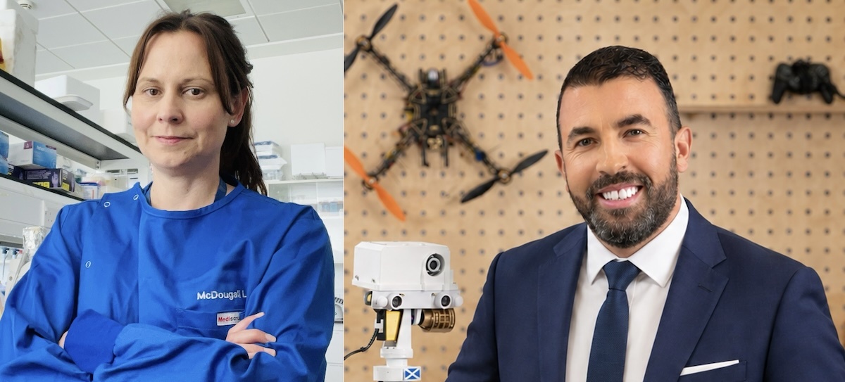 Dr Carmel McDougall, University of St Andrews and Abdelfatah Kerrouche, Edinburgh Napier University