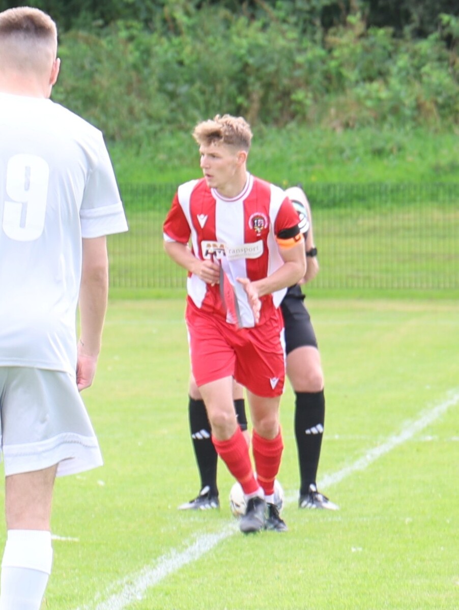 Calum Ellis in action for the Pupils against Longside. Photograph: Kenny Craig.