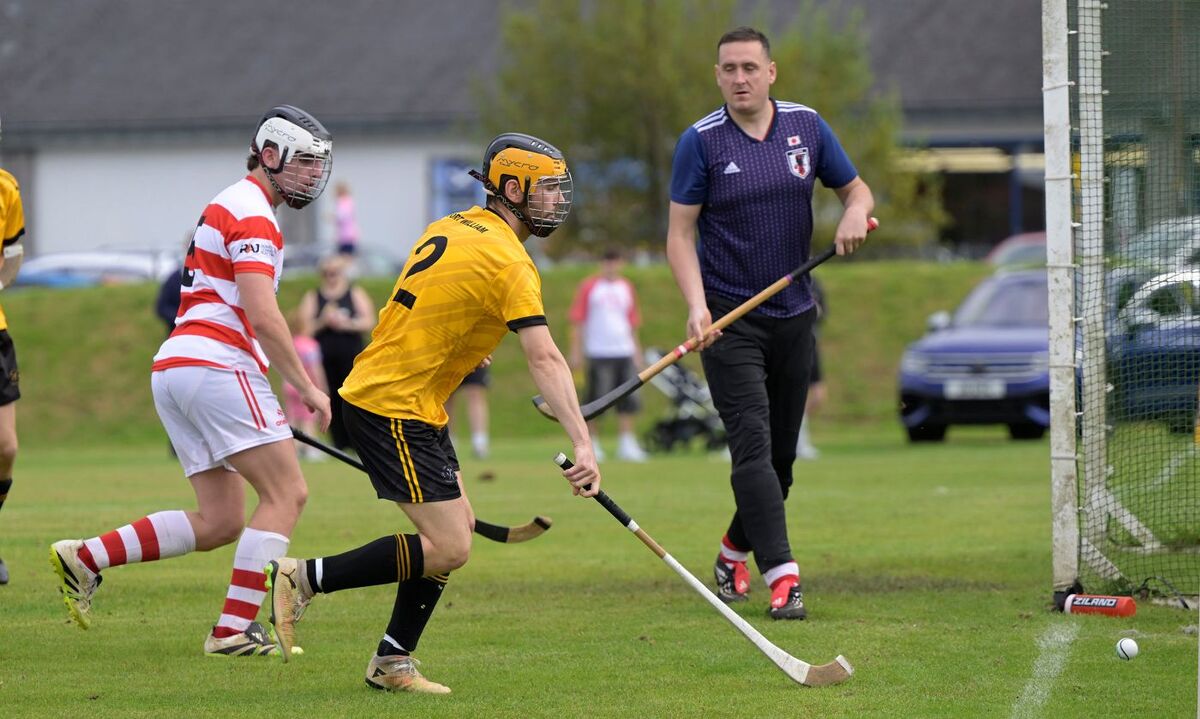 WEBTop NO F36 Shinty 26 Fort William Hamish Shaw v Lochaber IF