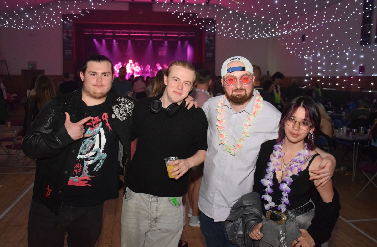 Sam Pickering, Adam Lang, Arthur Rayson and Elyce Walker at Sunday’s concert. Sam Pickering, Adam Lang, Arthur Rayson and Elyce Walker at Sunday’s concert.