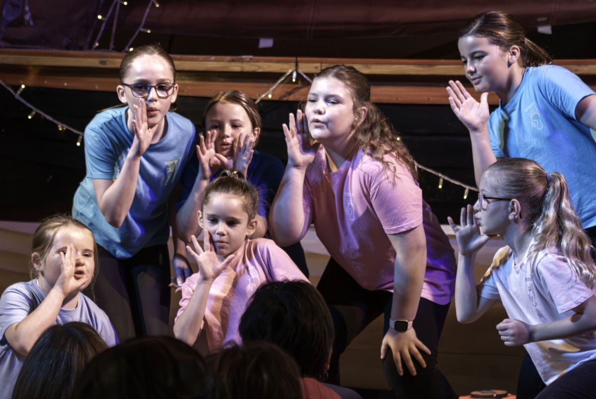 Footnotes talented dancers performed during the Young Folk Night. Photograph: John Coffield.