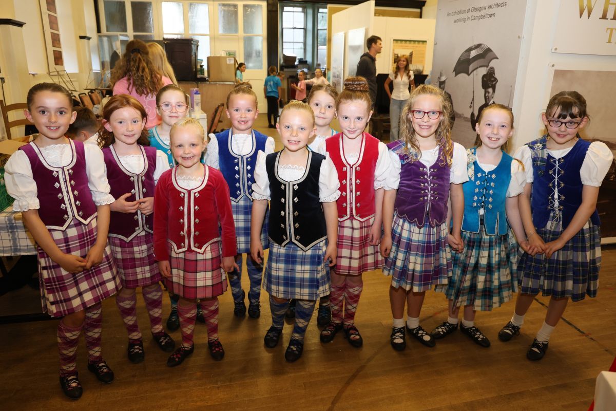 Members of the James McCorkindale School of Dancing performed at the Young Folk Night. Photograph: Kenny Craig. Members of the James McCorkindale School of Dancing performed at the Young Folk Night. Photograph: Kenny Craig.