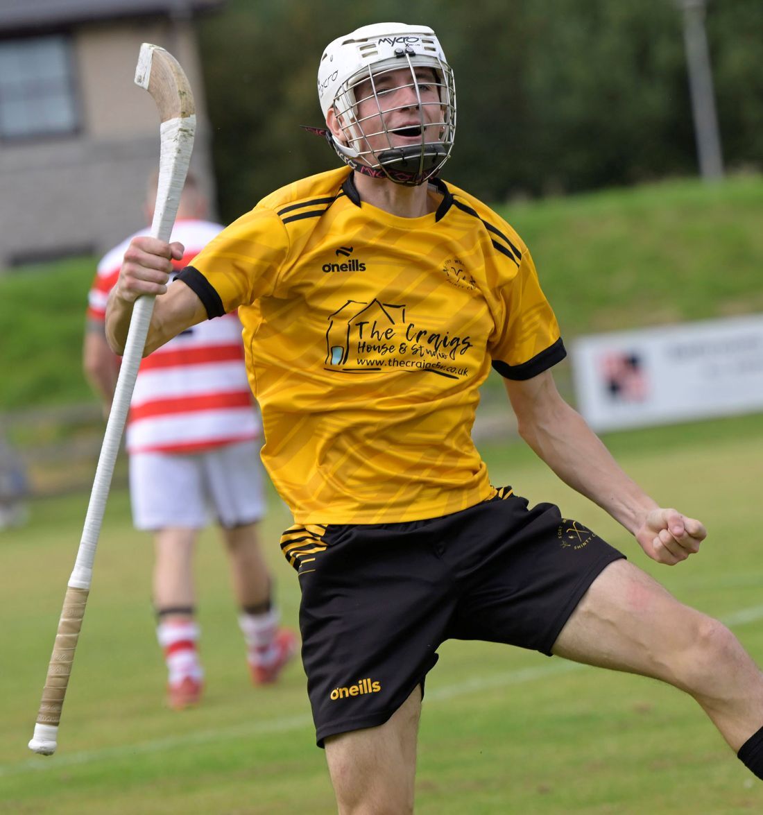 WEB NO F36 Shinty 26 Fort William Jack Kearney v Lochaber IF WEB NO F36 Shinty 26 Fort William Jack Kearney v Lochaber IF