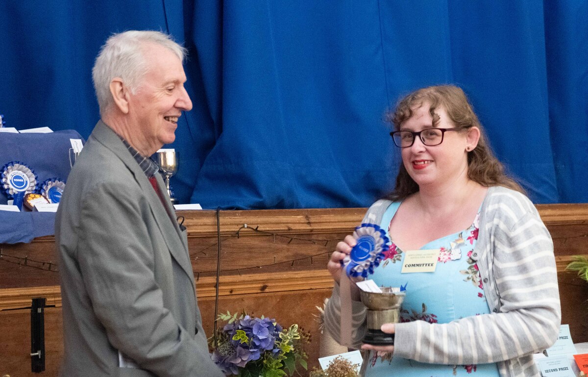 no t36 Suzanne Hill winner of An Cladach Quaich for Baking Preserves with Andrew Campbell no t36 Suzanne Hill winner of An Cladach Quaich for Baking Preserves with Andrew Campbell