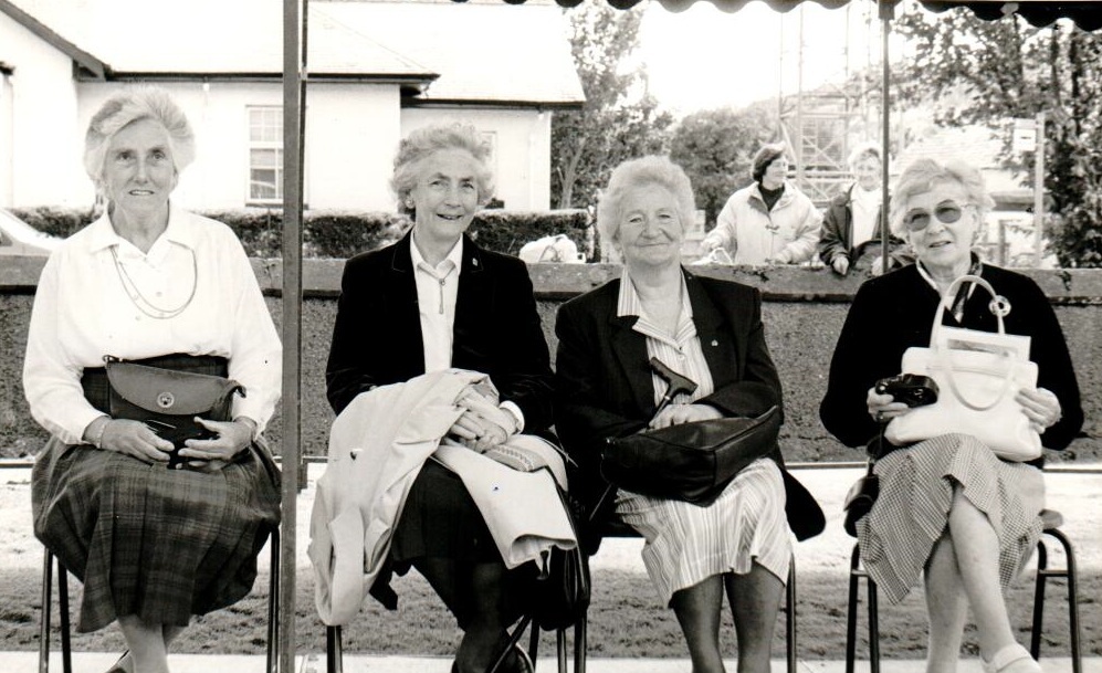 Honoured guests at Arran High School’s 50th Birthday celebrations were Margaret McBride, Jean Humphries, Mary Morrison and Flora Currie, all teachers at the school in 1946. Honoured guests at Arran High School’s 50th Birthday celebrations were Margaret McBride, Jean Humphries, Mary Morrison and Flora Currie, all teachers at the school in 1946.