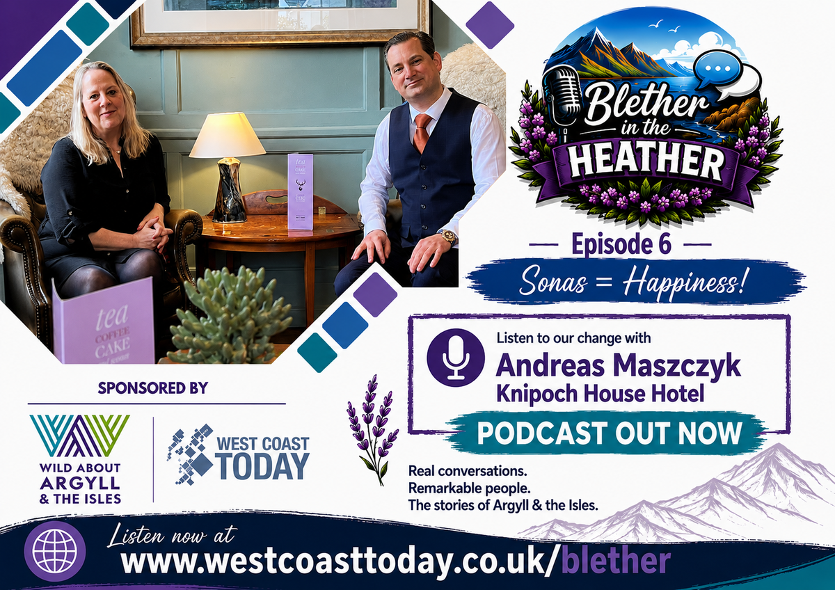 Blether in the Heather Episode 6: In conversation with Knipoch House Hotel's Group General Manager Andreas Maszczyk