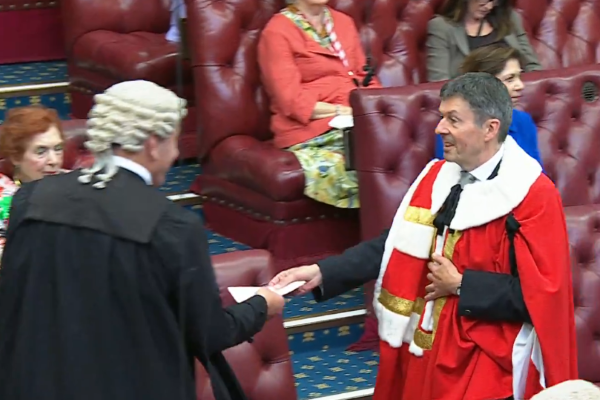 NO T37 Ken Macintosh introduced to House of Lords 01 web