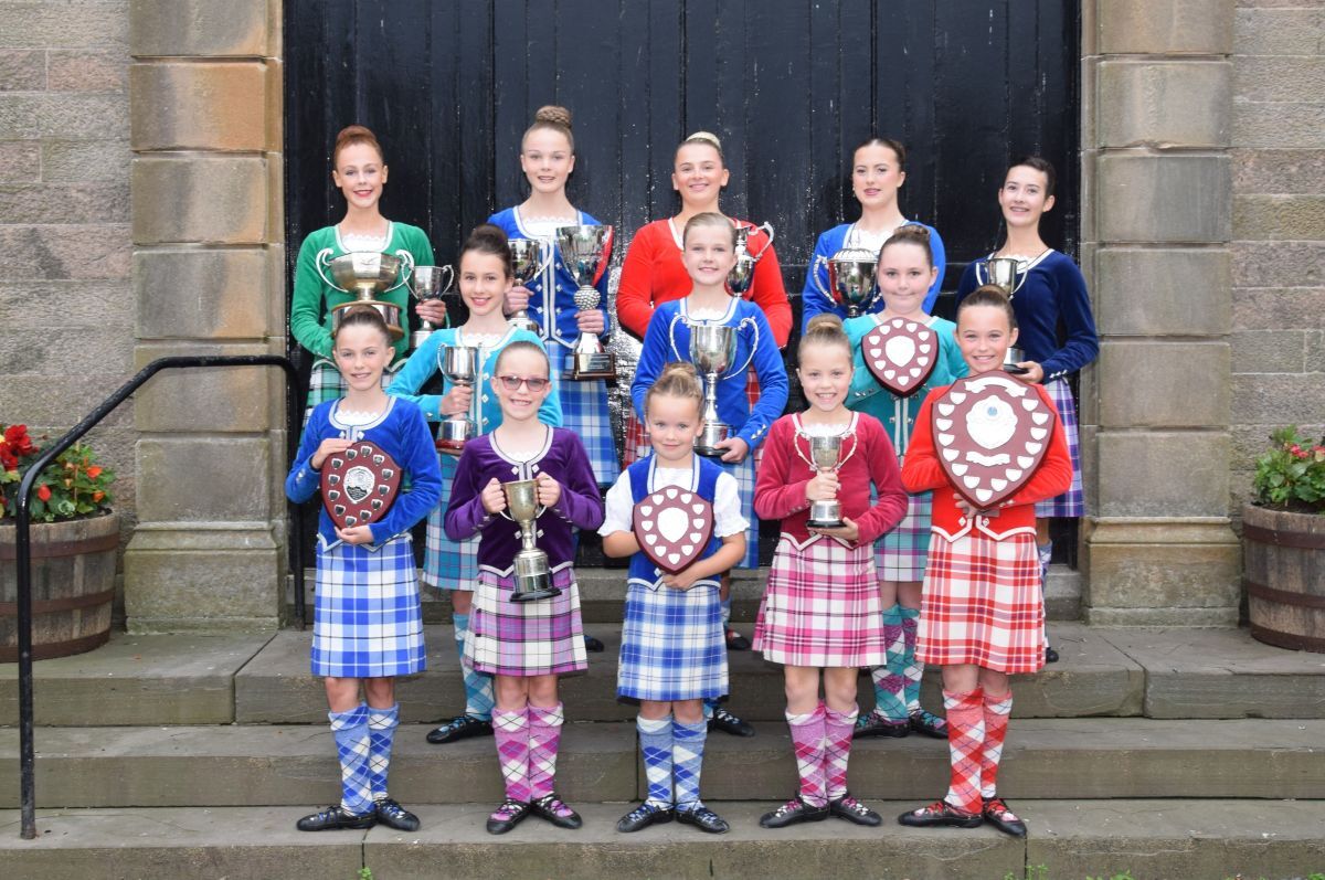 Back row, from left: Korri McMillan, Abigail McAllister, Erin Binnie, Ellie Gorman and Amelie McTaggart; middle: Maia Malai, Cara McKinven and Aimee McIlroy; front: Amara Mullen, Aria Mullen, Millie Galbraith, Lara McCorkindale and Halle Gilchrist.