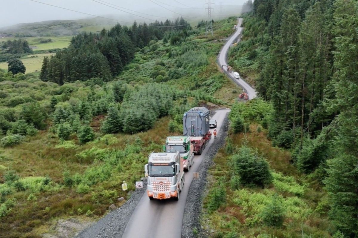 200-tonne transformer completes journey from Campbeltown to Crossaig