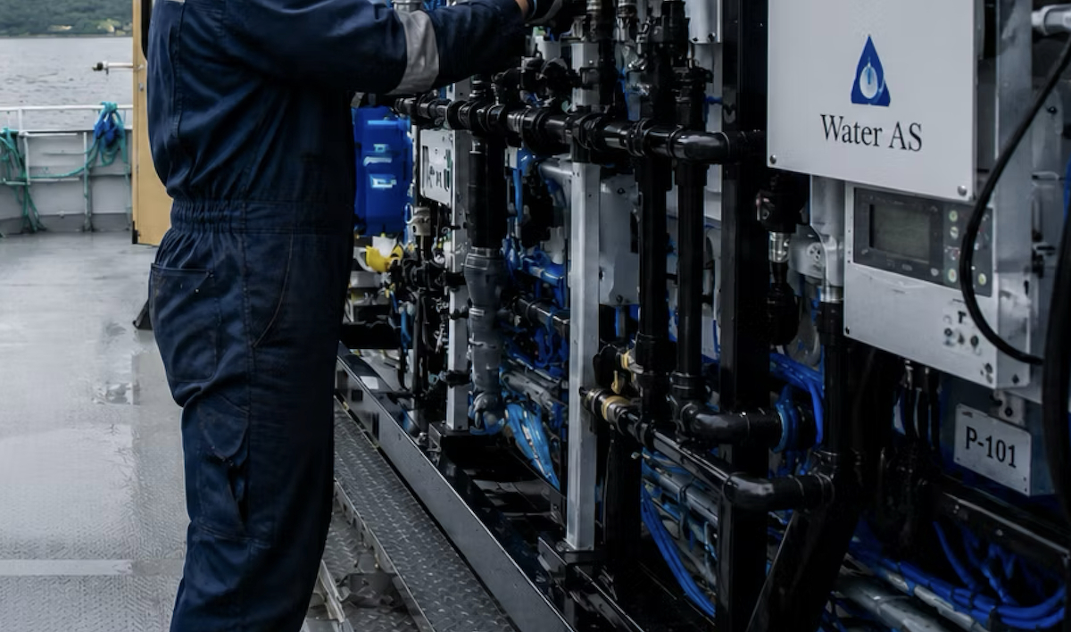 Grieg Kapital and Kverva move into water treatment business.