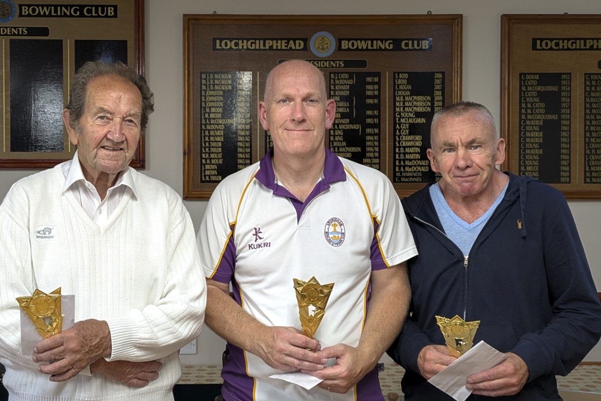Special charity bowls day remembers Dougie and Archie
