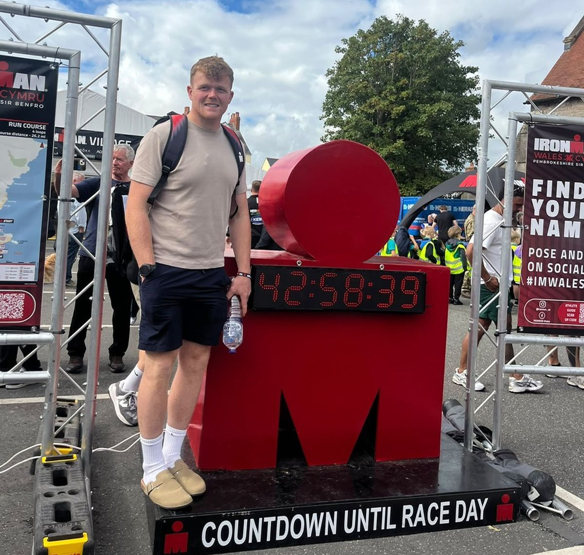 Oban rugby star completes grueling Ironman challenge