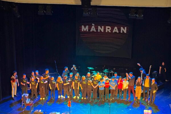 Oban High School Group performs in Opening of Blas Festival