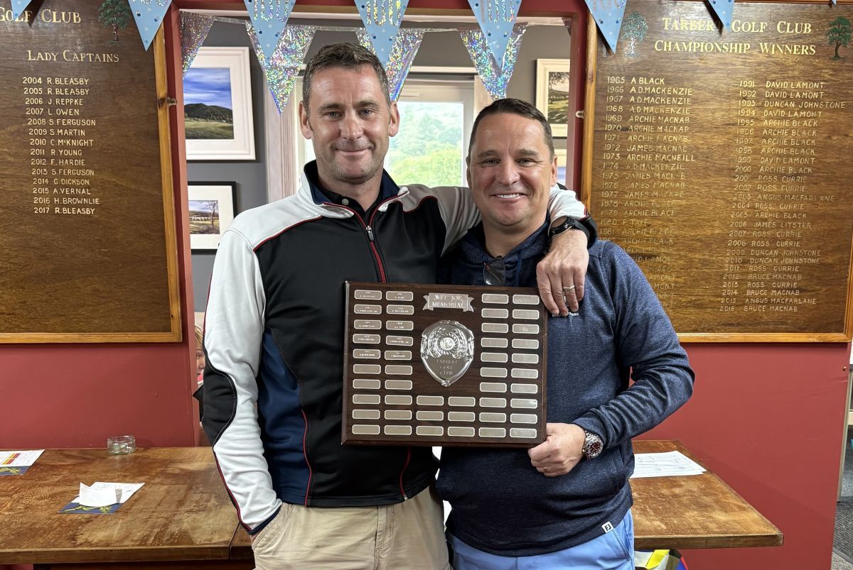 Angus wins his late father&rsquo;s &lsquo;Wee Joe&rsquo; Shield