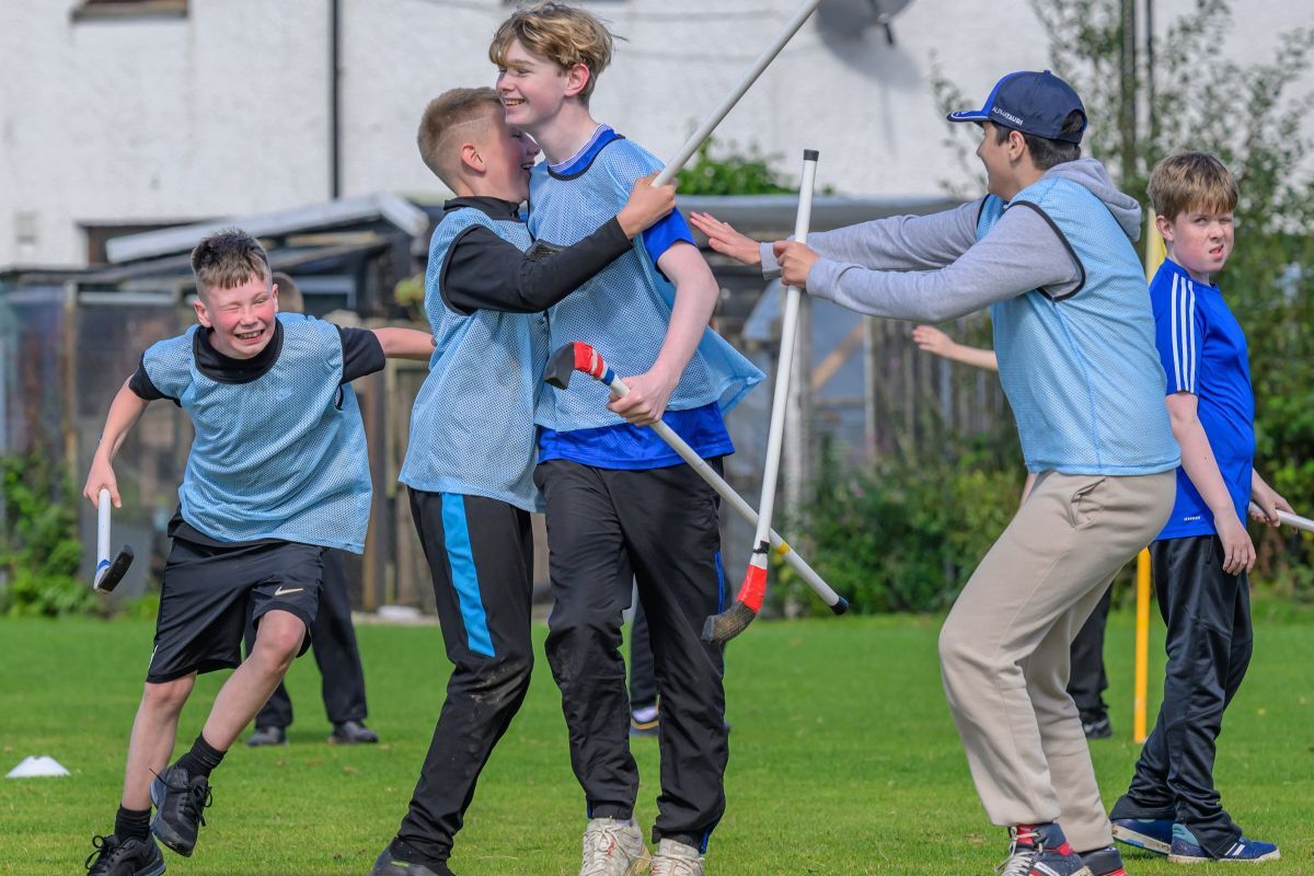 A thoroughly good day of shinty had by all